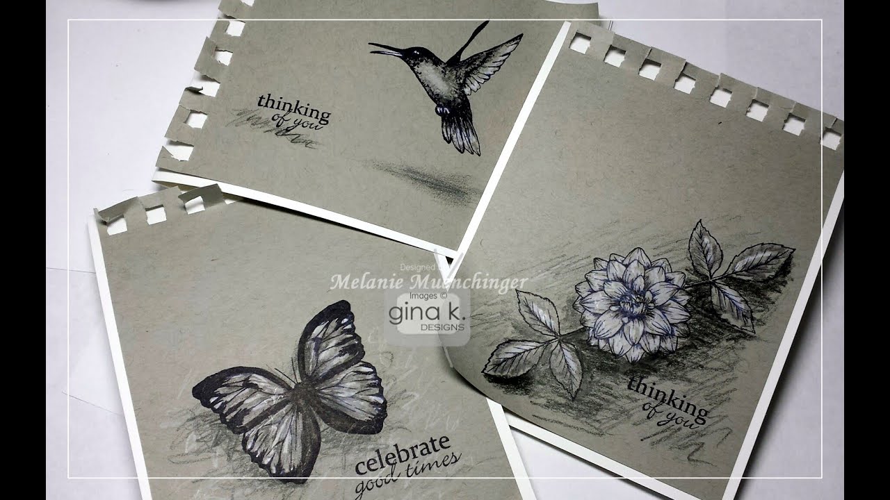 How to Create a Sketchbook Look with Stamps & Pencils: Shading Techniques