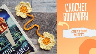 Crochet Flower Bookmark - Beginner Friendly Pattern