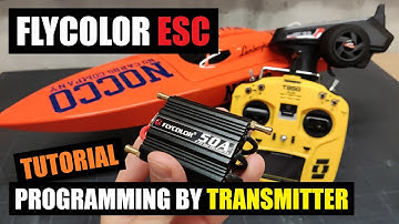 FLYCOLOR ESC | HOW TO PROGRAM BY TRANSMITTER | PISTOL AND STICK TUTORIAL