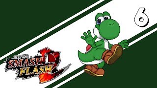 Super Smash Flash, Yoshi combo. 0 to death.