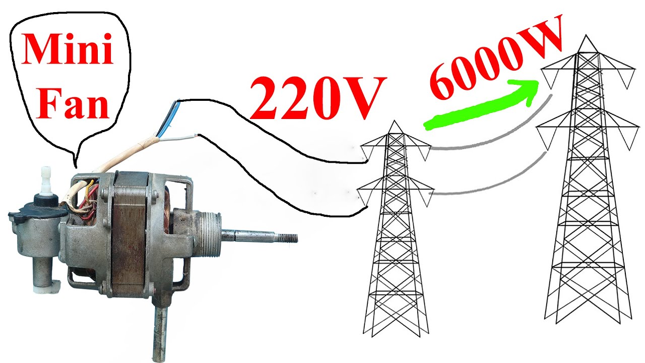 Build a Free Energy Generator from Scrap Materials!