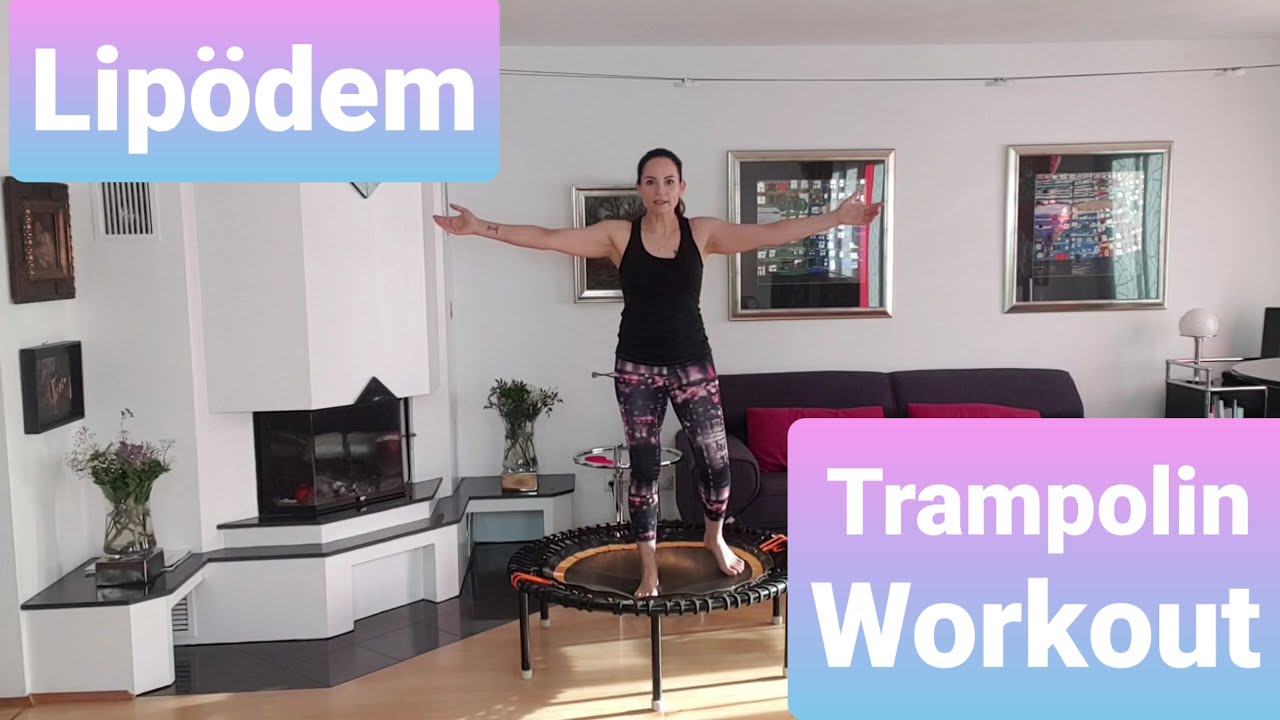 Lipödem-Workout - 15 Minuten ganzheitliches Training auf dem Trampolin, gelenkschonend mit Musik