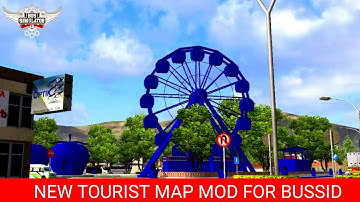 NEW TOURIST MAP MOD FOR BUS SIMULATOR INDONESIA V3.7.1 #bussidmod
