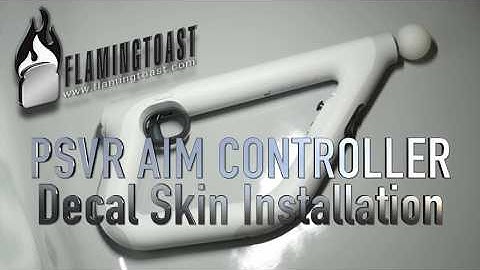 PSVR Aim Controller Decal Skin Installation Instructions