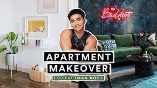 EXTREME APARTMENT MAKEOVER for Bretman Rock (Living Room + Kitchen )