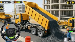 Us Construction Game Simulator _ Excavator Construction Road Jcb build And Dump _ Android Gameplay 