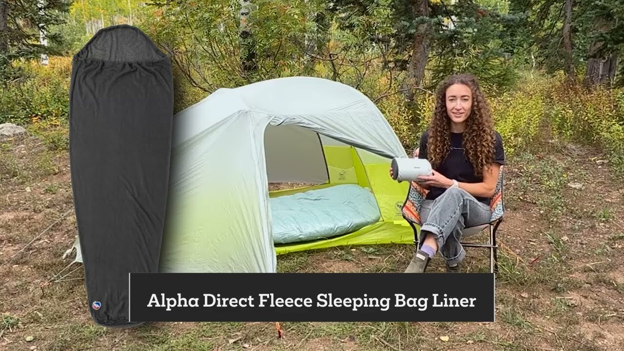 Preview of Big Agnes Alpha Direct Fleece Liner Video