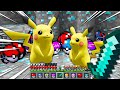 Minecraft but there are pokemon spawning everywhere...