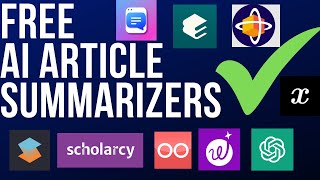 8 Free AI Summarizers to Read Research Articles Faster || Find Out Which Is Best For You!