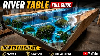 How to Calculate Epoxy for a River Table (Full Formula & Examples)