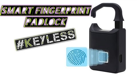 Smart fingerprint lock padlock keyless lock case lock usb charging lock padlock waterproof padlock