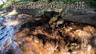 Blocked Drain 326 - Tree Roots Shoot From Pipe || Muddy Water Flows Down The Street