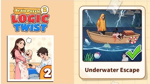 Brain Puzzle 2: Logic Twist Level 12 | underwater Escape Gameplay