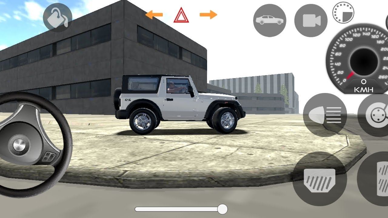 Modified Mahindra Thar😈Games:Indian White Thar (mohan 88 game) Car Game Android Game - 