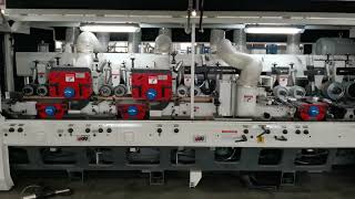 4 Sided Planer Moulder QMB723GH with automatic in-feed and out-feed system
