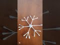 DIY snowflake ❄️