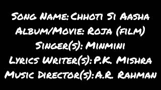 Chhoti Si Asha (Dil Hai Chota Sa) Lyrics With English Translation
