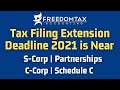 Tax Filing Extension Deadline 2021 Is Near