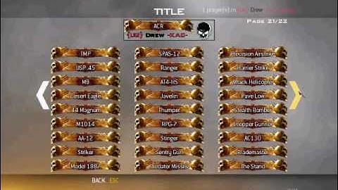 COD: MW2 all titles and emblems and how to get them.