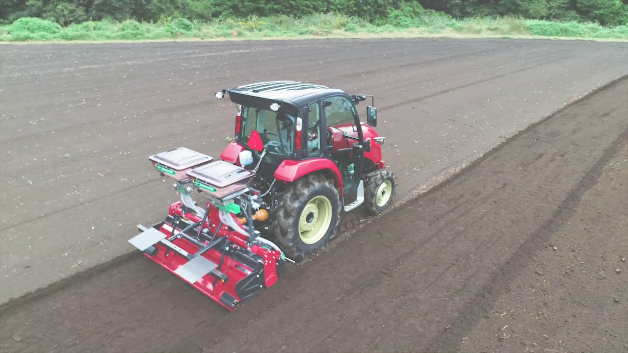 ヤンマートラクタ 肥料散布機 Uxシリーズ Fertilizer Spreader 撒肥机 Youtube