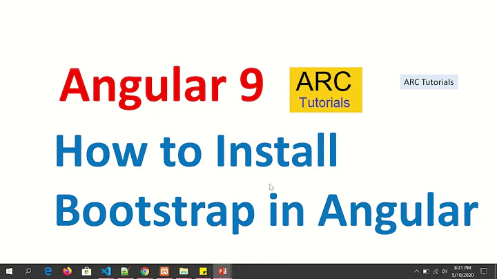 Angular 9 Tutorial For Beginners #4 - Install Bootstrap Framework in Angular app