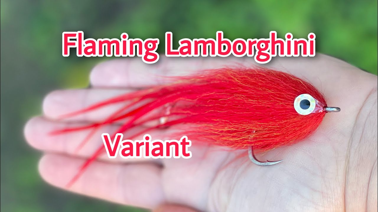 Fly Tying : Flaming Lamborghini ( variant ) - GT fly