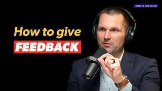 When Giving Constructive Feedback, DO THIS!! (2-Step Method)