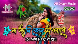 না জানি কোন অপরাধে _ Na Jani Kon Oporadhe ( Slowed Reverb ) Bangla Gaan Lofi Song_AR Dream Music