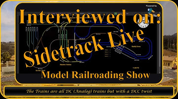 Side Track Live show  Interview of a Train Modeler