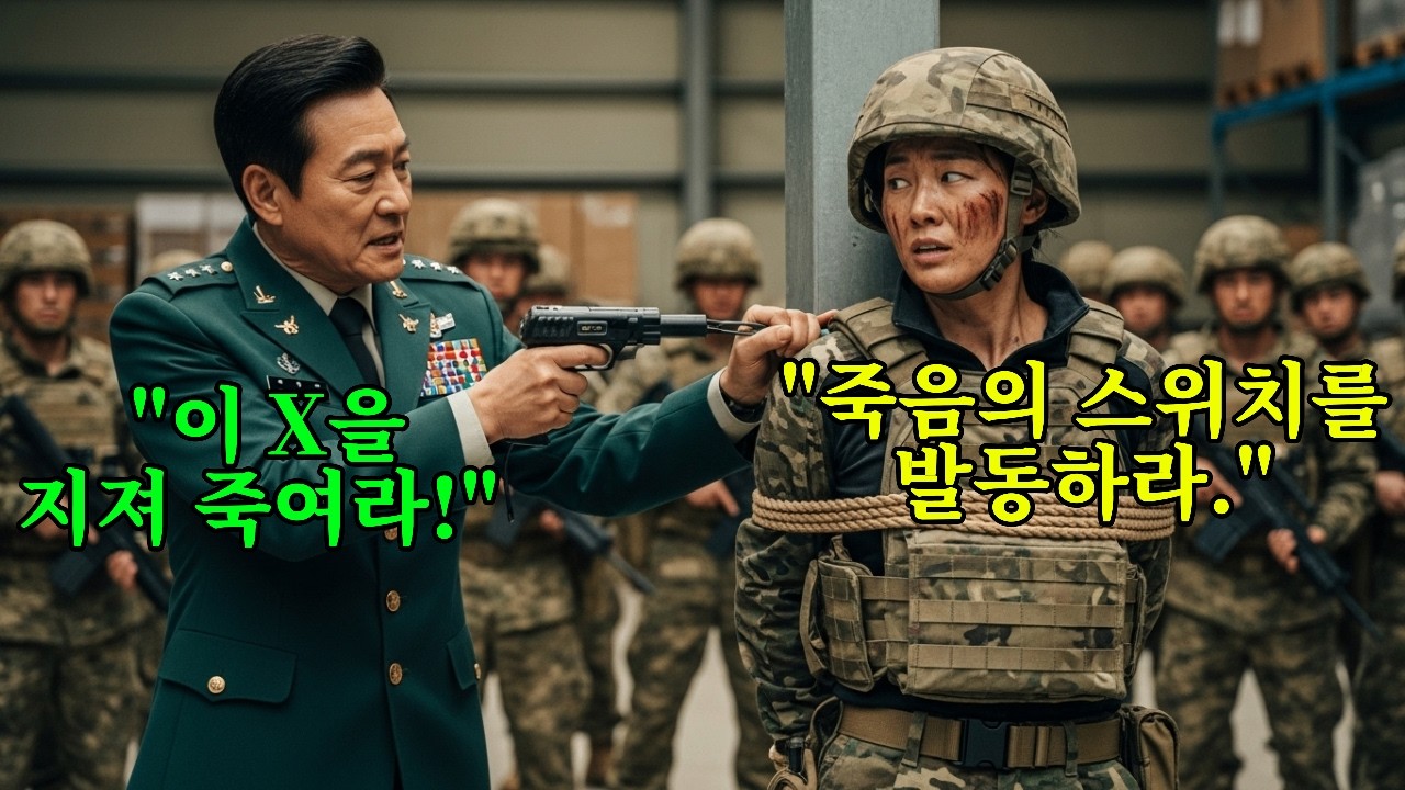 사령관이 전기 충격기로 고문하던 바로 그 여군. 그녀는 '죽음의 스위치'로 그의 제국 전체를 불태워 버릴 '정의의 여신, 테미스'였다