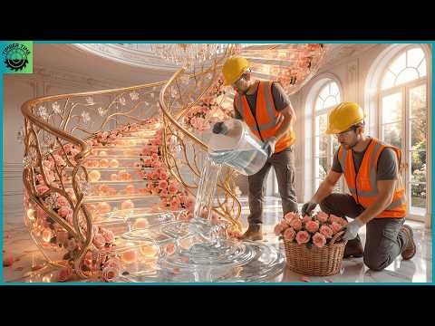 7 High-End Epoxy Stair Design Concepts Featuring Resin Pours for Luxury Villas