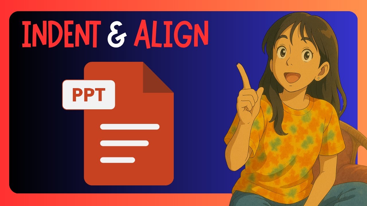 How To Indent And Align Bullet Points In PowerPoint - EASY - YouTube