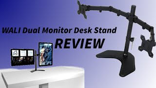 WALI Articulating Dual Monitor Desk 