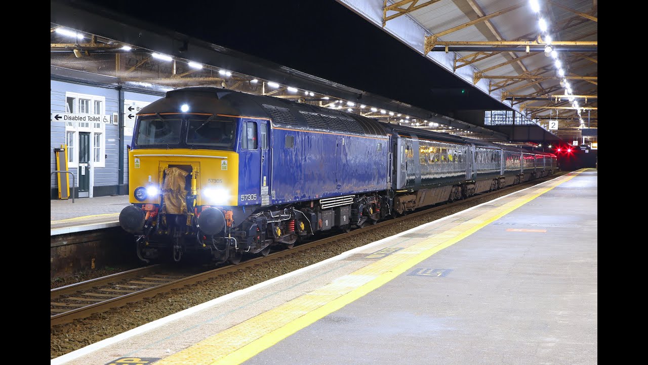 57305 departs Newton Abbot at 