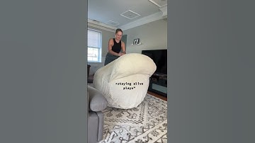 Obsessed 🤩🤩🤩 #homedecor #washable #beanbag #movienightideas #momlife