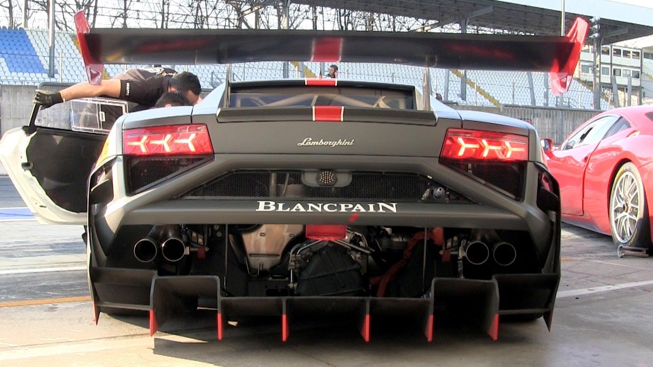 2013 Lamborghini Gallardo Super Trofeo Amazing V10 Sound