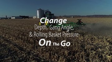 Fall Tillage Demo with John Deere 2660VT and 8R 370 Tractor in corn field
