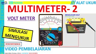 cara menggunakan multitester analog untuk pemula