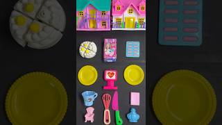Kitchen and Beauty set l tiny mini bedroom with table set l relax asmr toys sound