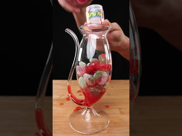 Sour Strawberry Drink #asmr