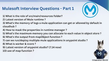 Mulesoft Interview Questions  Part-1
