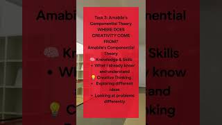 Assignment 1: Creativity and Me Presentation