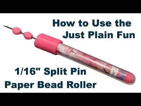 Paper Bead Roller with 3/8 Slotted Pin (Pink)