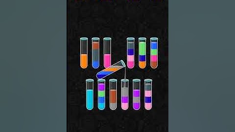 Color Water Sort 3D level 200 - 3 Stars | Gameplay Mobile Games