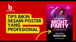 TIPS BUAT DESAIN POSTER YANG PROFESIONAL  - BELAJAR DESAIN GRAFIS