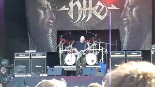 Nile - Serpent Headed Mask Metaltown Festival 2010