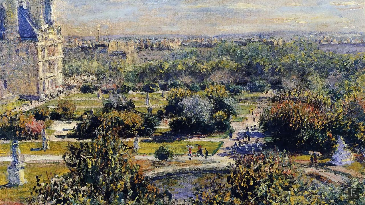 Claude Monet - The Tuileries Garden - 2 Hour Screensaver