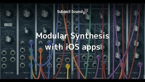 iOS Moog Model 15 Tutorial - Expressive Sounds & Animoog