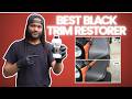 Solution Finish Black Trim Restorer Prep And Application Process