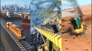 Train Ramp Jumping - Gameplay Walkthrough Part 1 - Tutorial (iOS, Android) screenshot 5